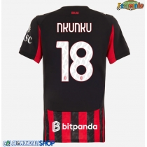 Maglie da calcio AC Milan Christopher Nkunku #18 Prima Maglia Femminile 2025-26 Manica Corta